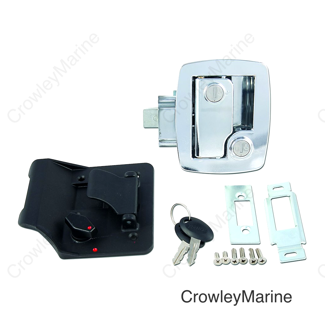 BAUER ENTRANCE LOCK CHROME