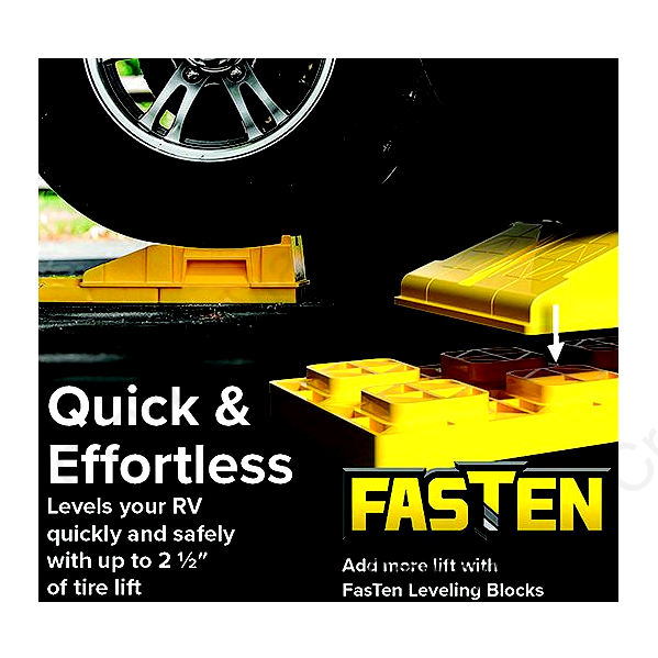 Camco 44535 FasTen-RV Leveling Ramps (2)