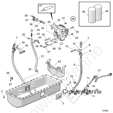 Hose Nipple(V2) - Volvo Penta (991127)