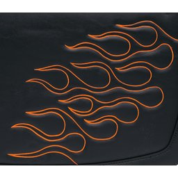 Flame Saddlebag - Orange - Large thumbnail-2