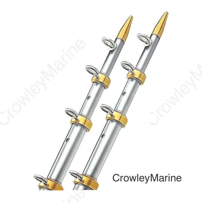 15' Silver/Gold Telescoping Outrigger
