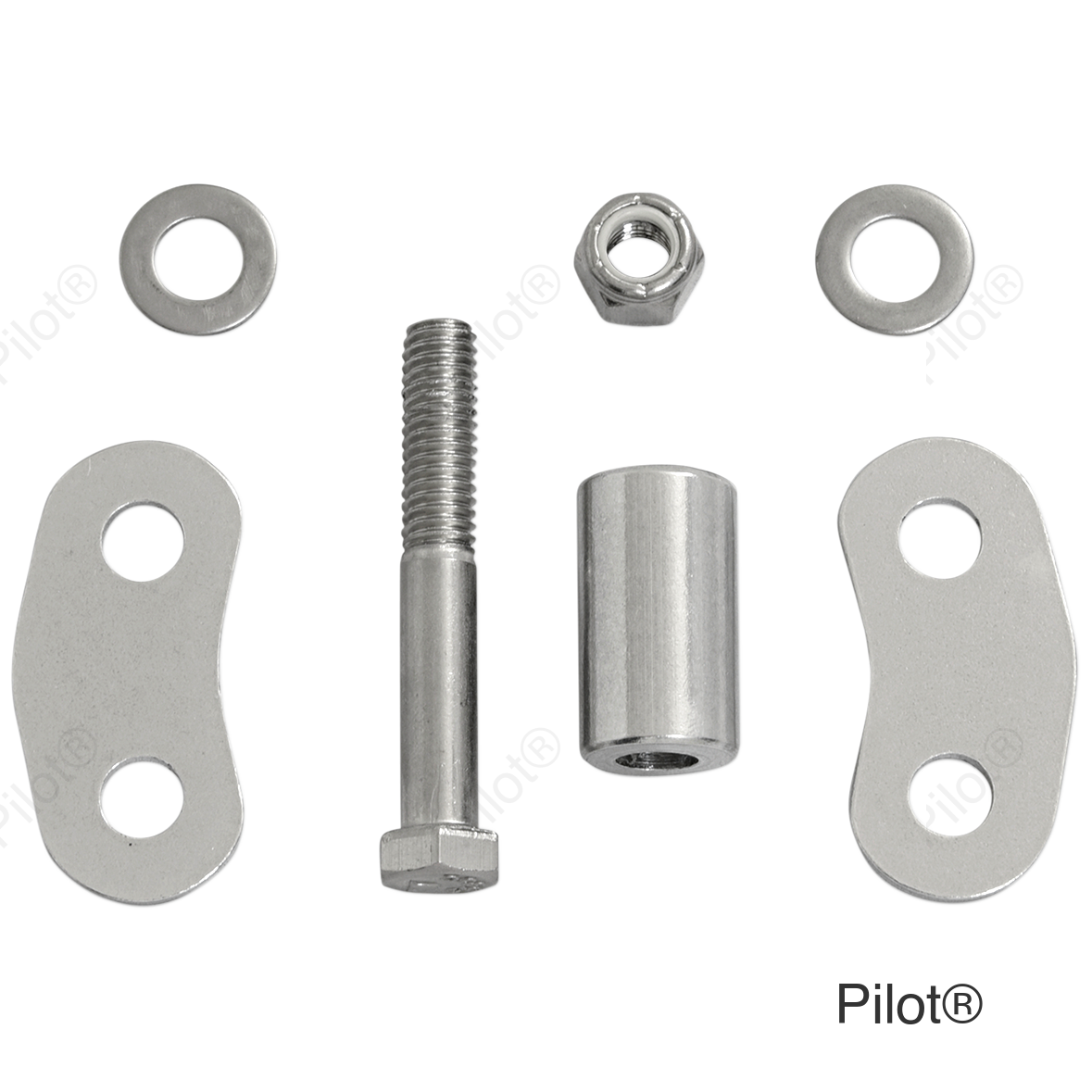 Headlight Mount Extension Block - Chrome