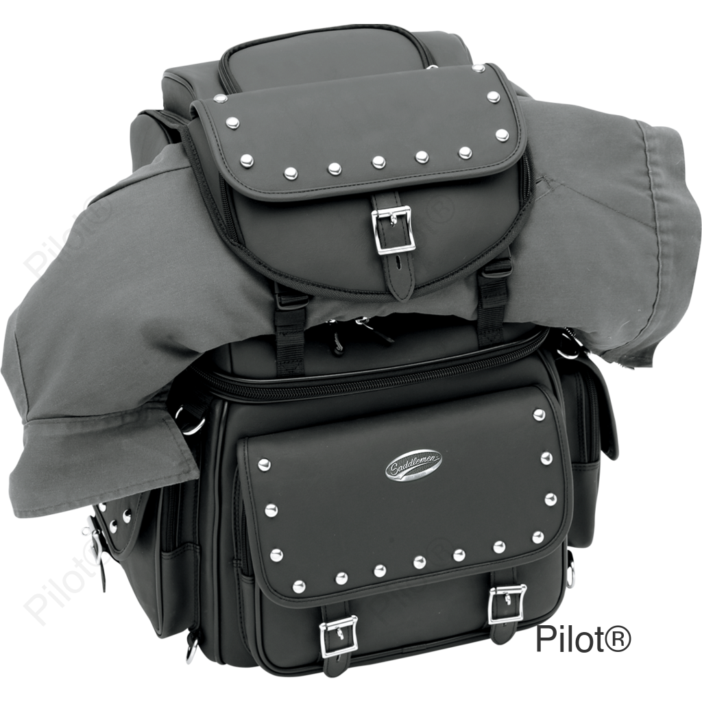 Sissy Bar Bag - Black Studded