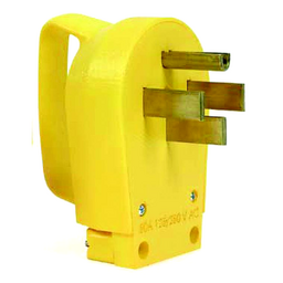 Camco 55252 Yellow PowerGrip Replacement RV Plug with Handle thumbnail-0