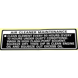 MARK, AIR CLEANER