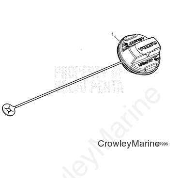 Filler Cap(V2) - Volvo Penta (23029052)