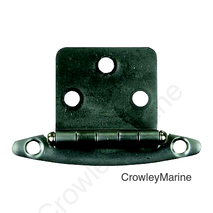 JR Products Free Swing Flush Mount Hinge, Satin Nickel