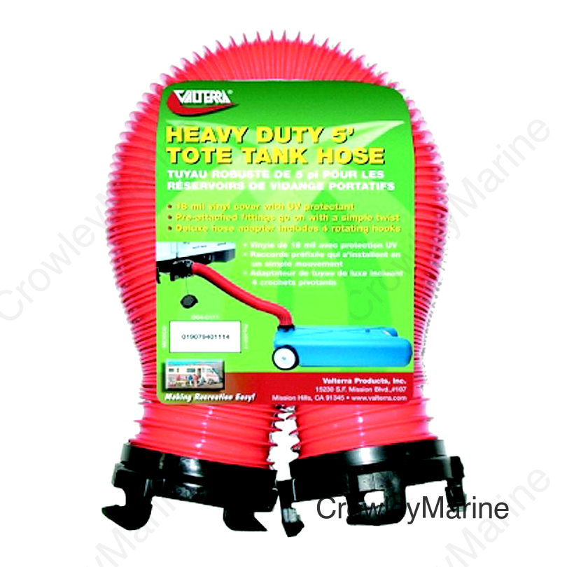 Valterra D04-0111 Heavy Duty 5' Tote Tank RV Sewer Hose