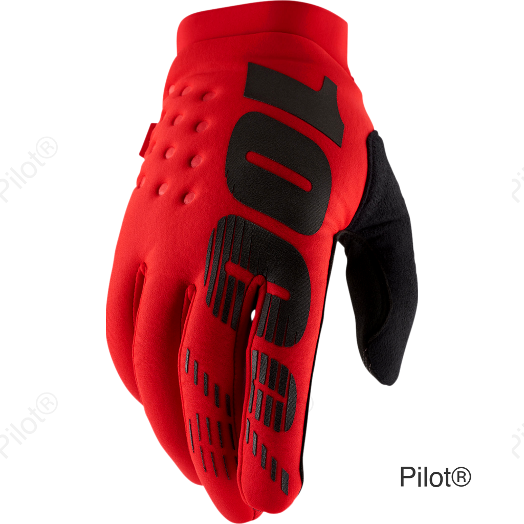 Brisker Gloves - Red - Small