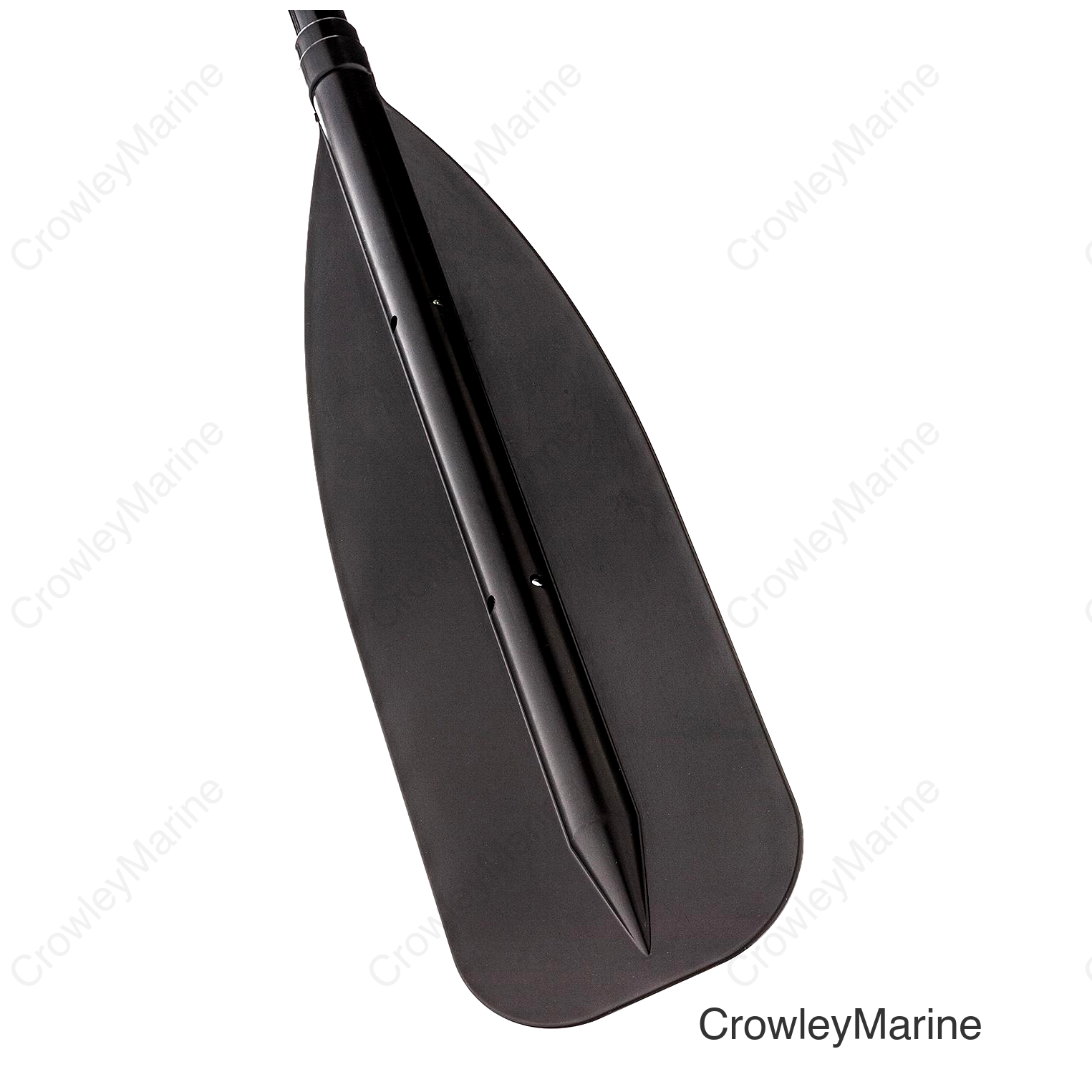 Seachoice 4.5 Ft. Synthetic Paddle w/ Aluminum Shaft, 1 In. Diameter Shaft, Palm Grip, 22 In. X 6-1/8 In. Blade, Black