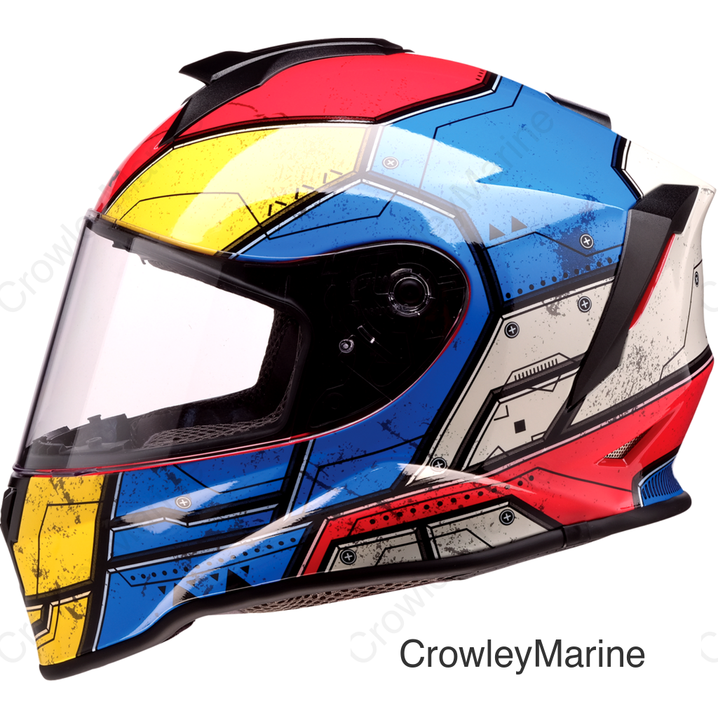 HELMET YTH WARRANT SENTINEL BL/YL SM