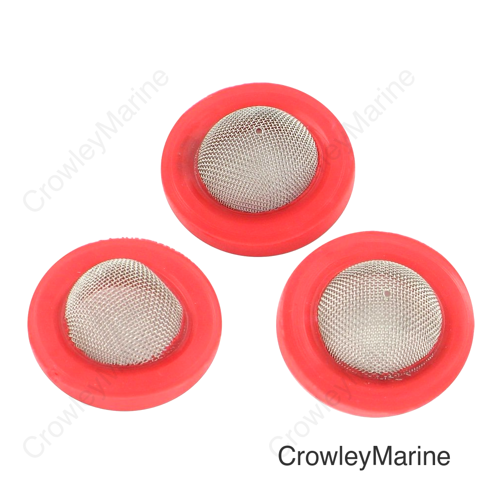 HOSE WASHERS W/SCREEN 3/C