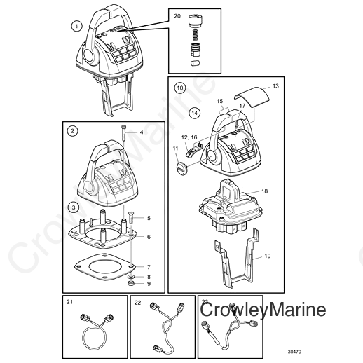 Control Lever - Volvo Penta (23062613)