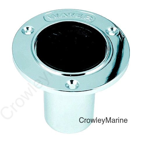 Water Deck Plate Cap Black