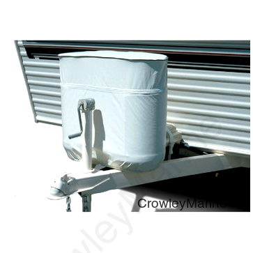 PROPANE TANK COVER-DOUBLE 20 WHITE VINYL (RV0000012)