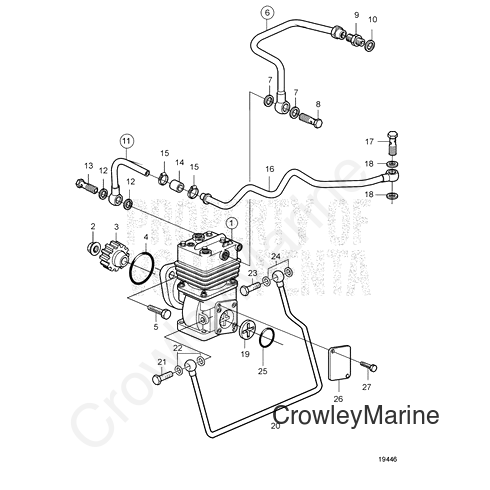 Coolant Pipe(V2) - Volvo Penta (20522575)