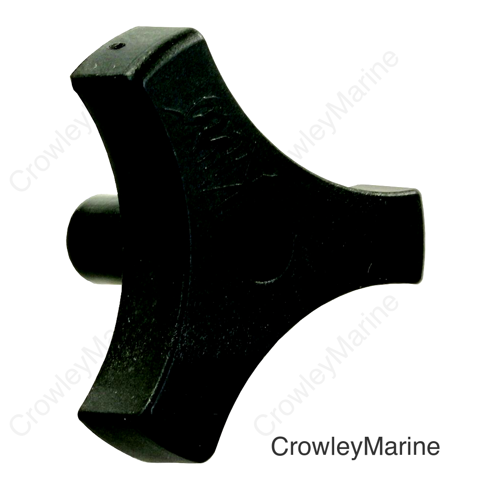 JR Products Tri-Lug Window Knob, Black