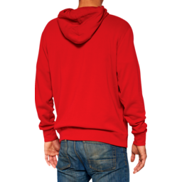 Icon Pullover Hoodie - Red - Medium thumbnail-1