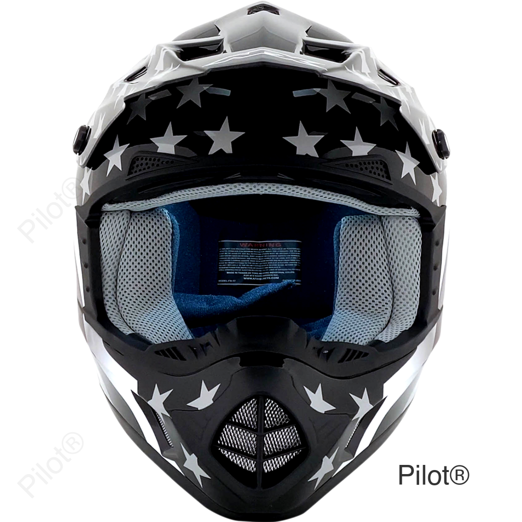 FX-17 Helmet - Flag - Stealth - Large