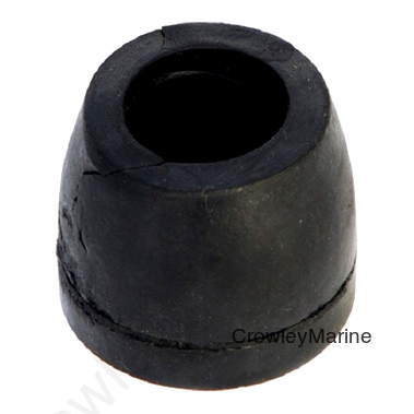 Marine Side Guide End Cap Rubber 2 1/2", 5/8"Hole (406600)