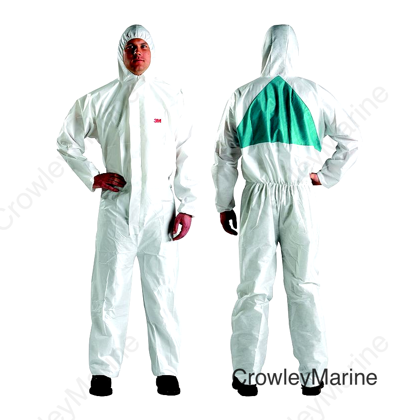 3M™ Marine 4520XXL Coverall White/Green 5/6 XXL
