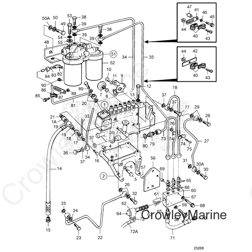 Fuel Pipe(V2) - Volvo Penta (3825140)
