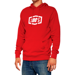 Icon Pullover Hoodie - Red - Small thumbnail-0