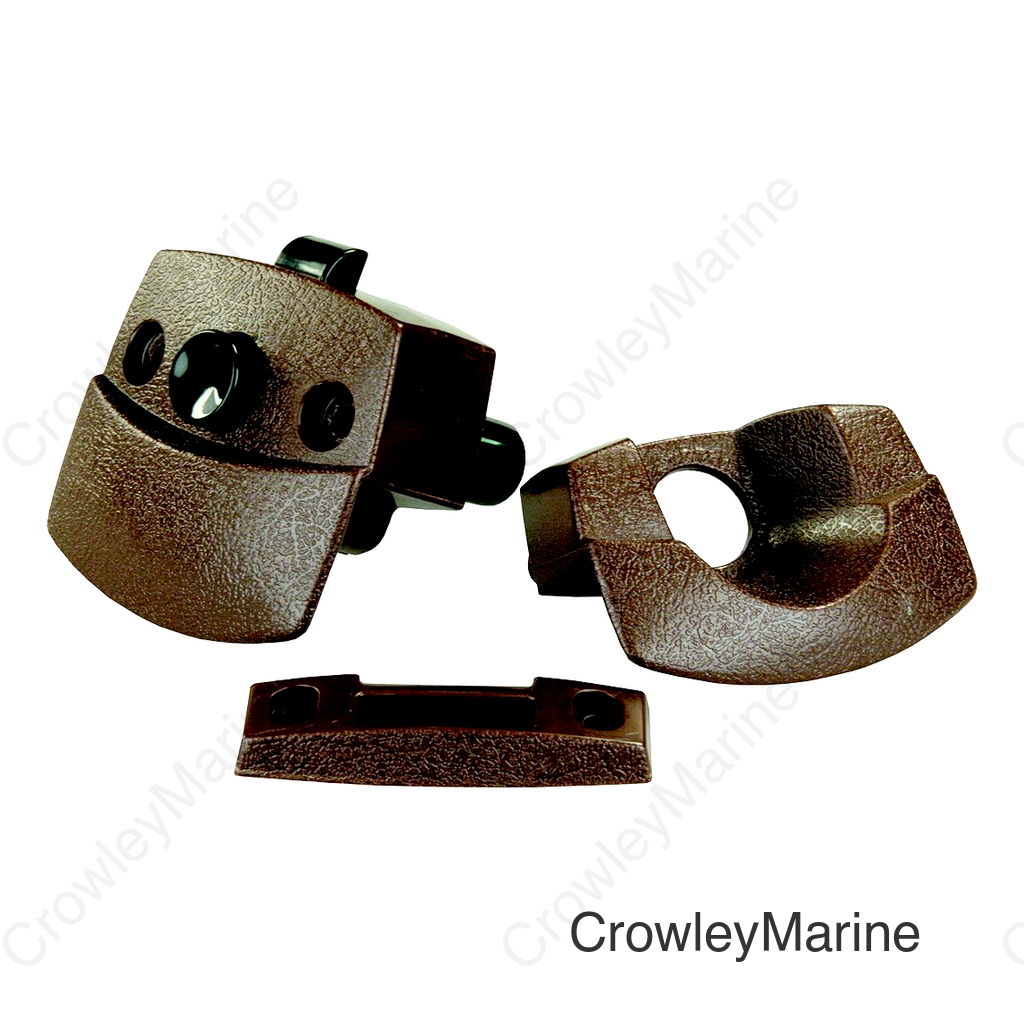 JR Products 20505 Brown Privacy Latch for RV Sliding & Folding Interior Doors