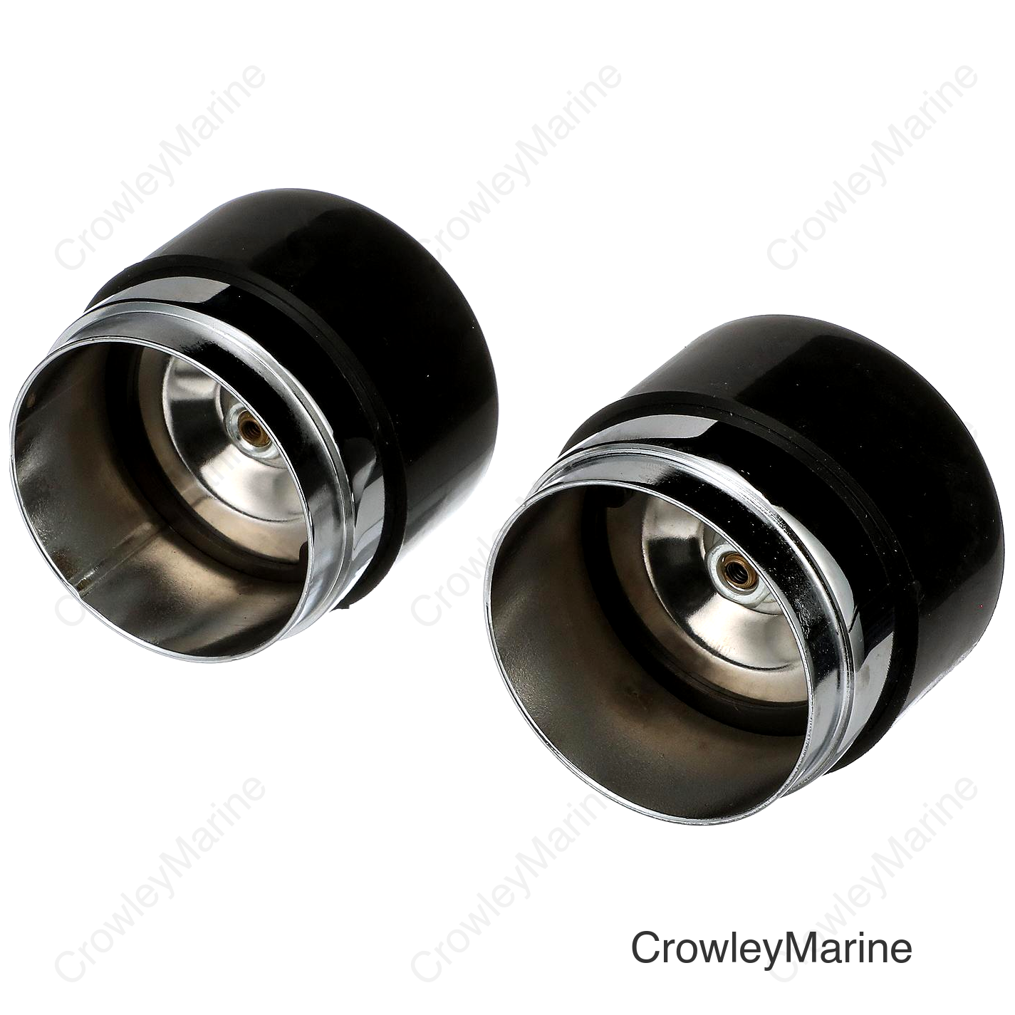 Seachoice Chrome-Plated Boat Trailer Bearing Protectors Cover, 1.98 in. Diameter