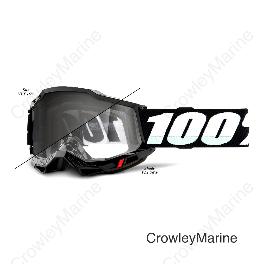 100% Accuri 2 Woods Goggles - Black/Photochromic