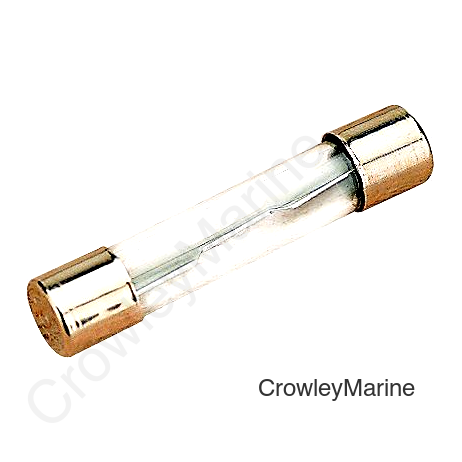 Sea-Dog 4441101 AGC Glass Tube Fuse, 10 Amp, 5/Card