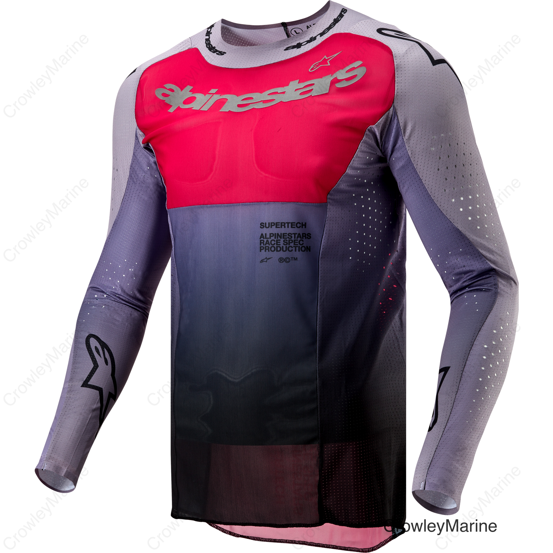 SUPERTECH DADE JERSEY IRON/RED BERRY 2X