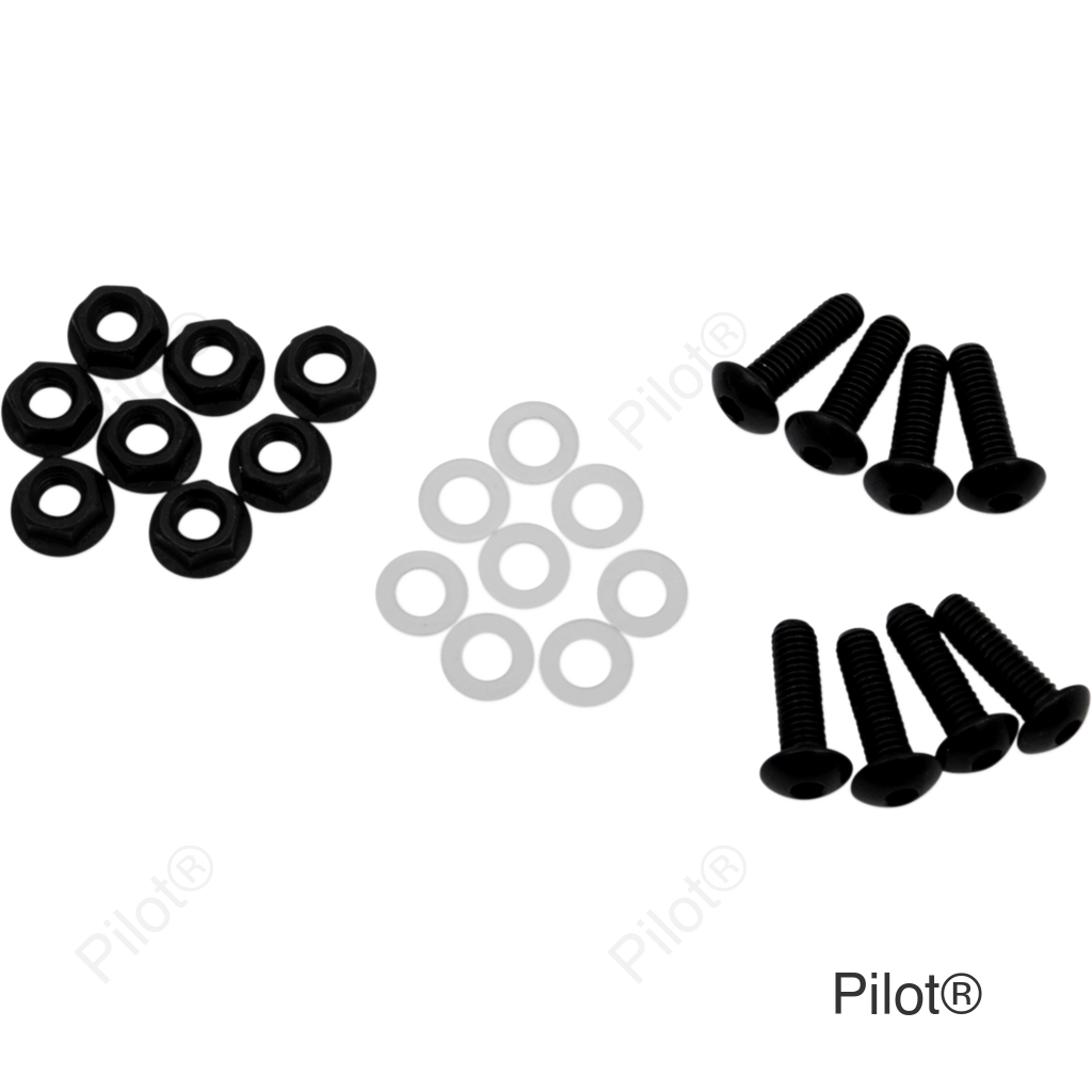 Windscreen Screw Kit - Black