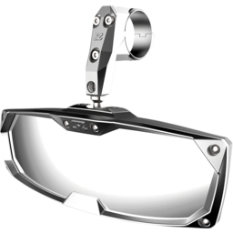 Mirror - Halo R - Rear View - Rectangle - Silver - 2" thumbnail-3