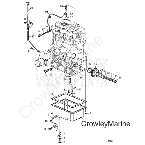 Hollow Screw - Volvo Penta (3581928)