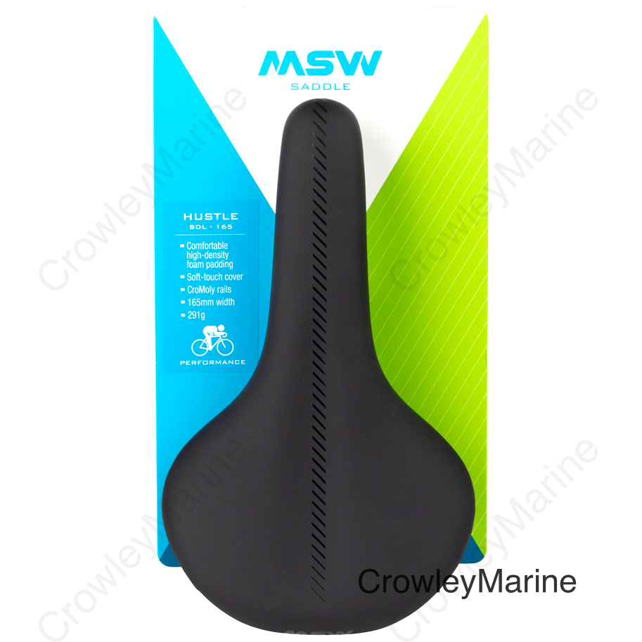MSW SDL-165 Hustle Performance Saddle - Chromoly Black