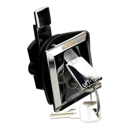 Seachoice Flush Mount Lock w/ Keys, Chrome-Plated Zinc, Requires 1-5/8 In. Cutout thumbnail-6