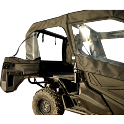 Soft Doors - Middle/Rear Windows - Black - Honda Pioneer 1000 thumbnail-17