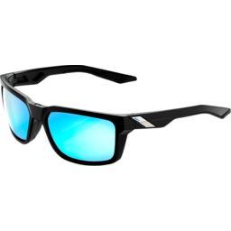 Daze Sunglasses - Matte Black - Blue Mirror thumbnail-2