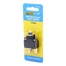 Seachoice Mini Push to Reset Circuit Breaker, 10 AMP thumbnail-1