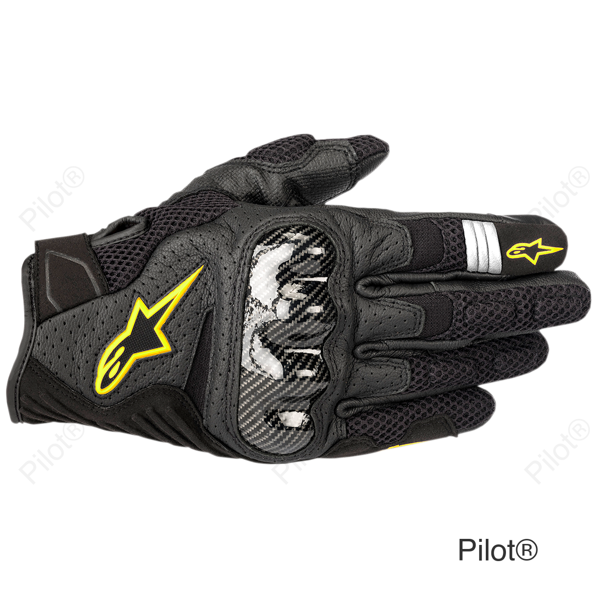 SMX-1 Air V2 Gloves - Black/Fluo Yellow - 3XL