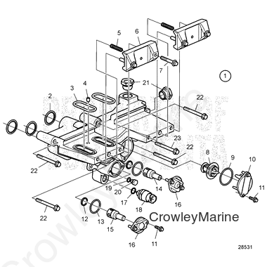 Mounting Plate(V2) - Volvo Penta (23400597)