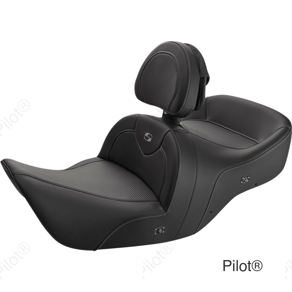 Heated Roadsofa™ Seat - Carbon Fiber - Includes Backrest - Black - GL