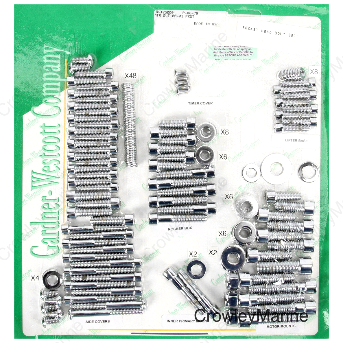 MOTOR BOLT SET 00-06 ST