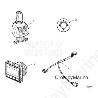 Control Knob - Volvo Penta (23066879)