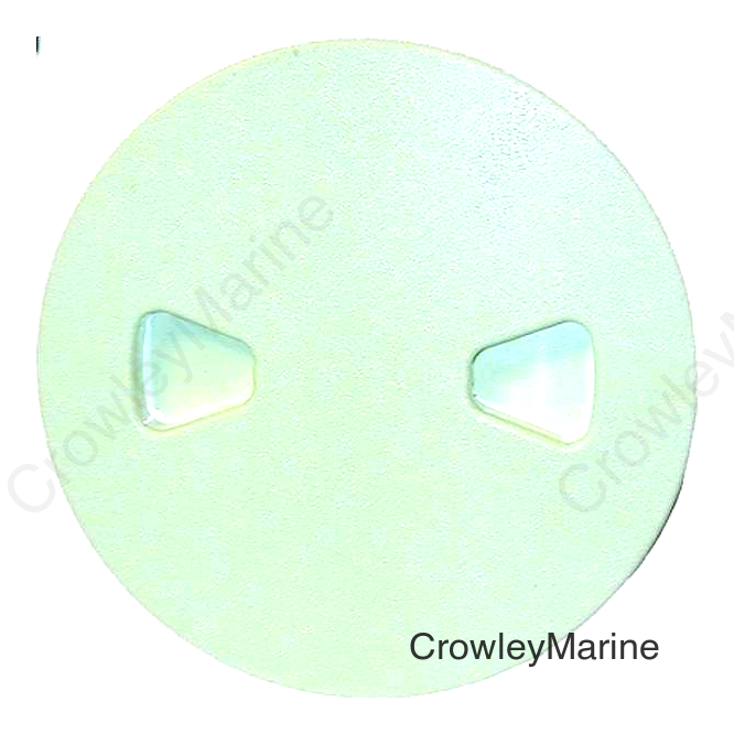 T-H Marine Sure-Seal Deck Plate 6", Sand Shell