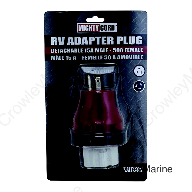 Valterra Mighty Cord RV Electrical Adapter Plug & Locking Ring