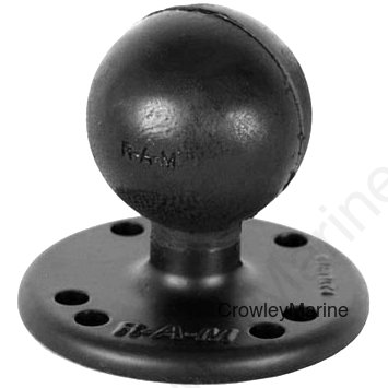 2 1/2" dia. w/1-1/2" Ball; 4# Std Wt Cap.