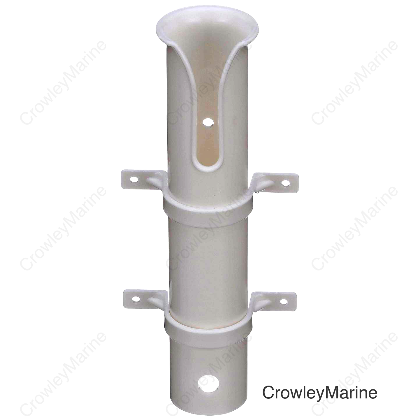 Seachoice Side Mount Rod Holder, PVC, White