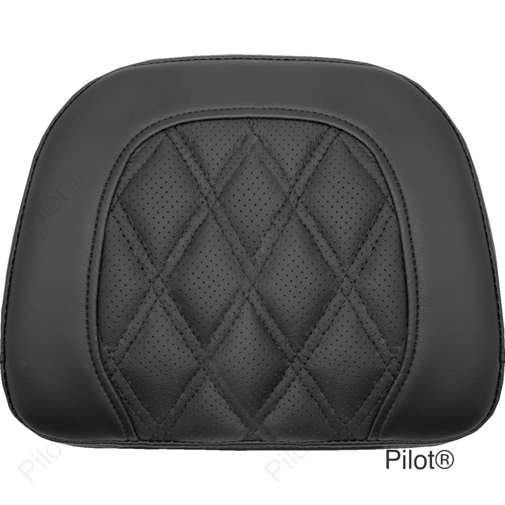 Roadsofa™ Sissy Bar Pad - Black - Lattice Stitch - Indian '14-'22